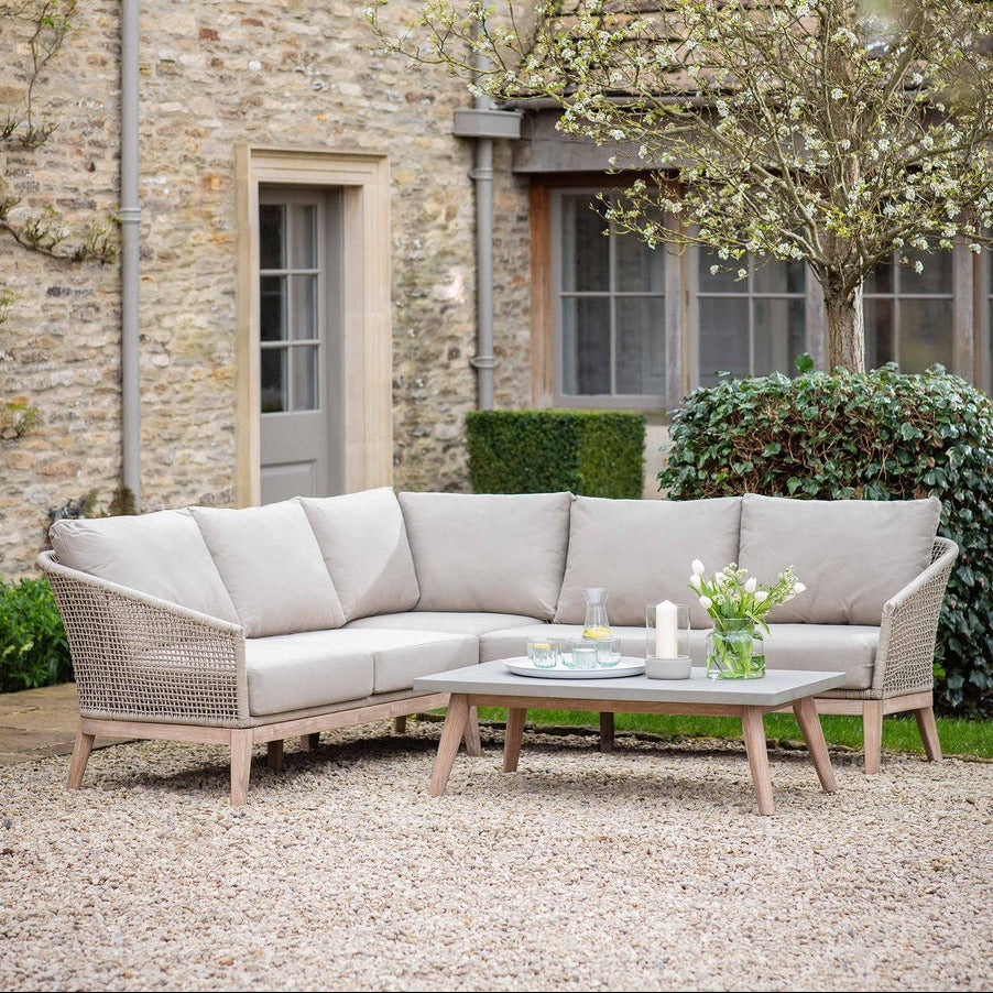 Lynton Garden Corner Sofa Set by Garden Trading