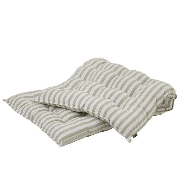 Rimini Beige and white striped sofa mattress by Bungalow 