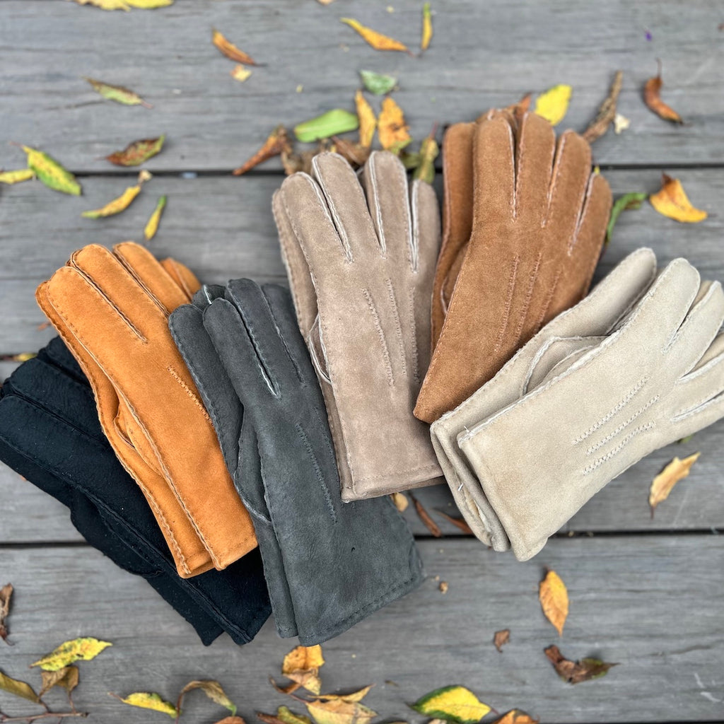 Mens sheepskin gloves online