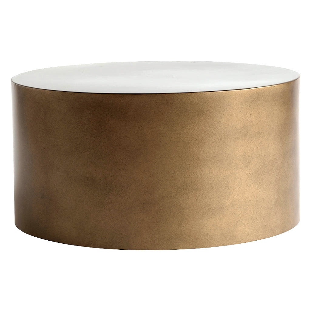 gold round coffee table 