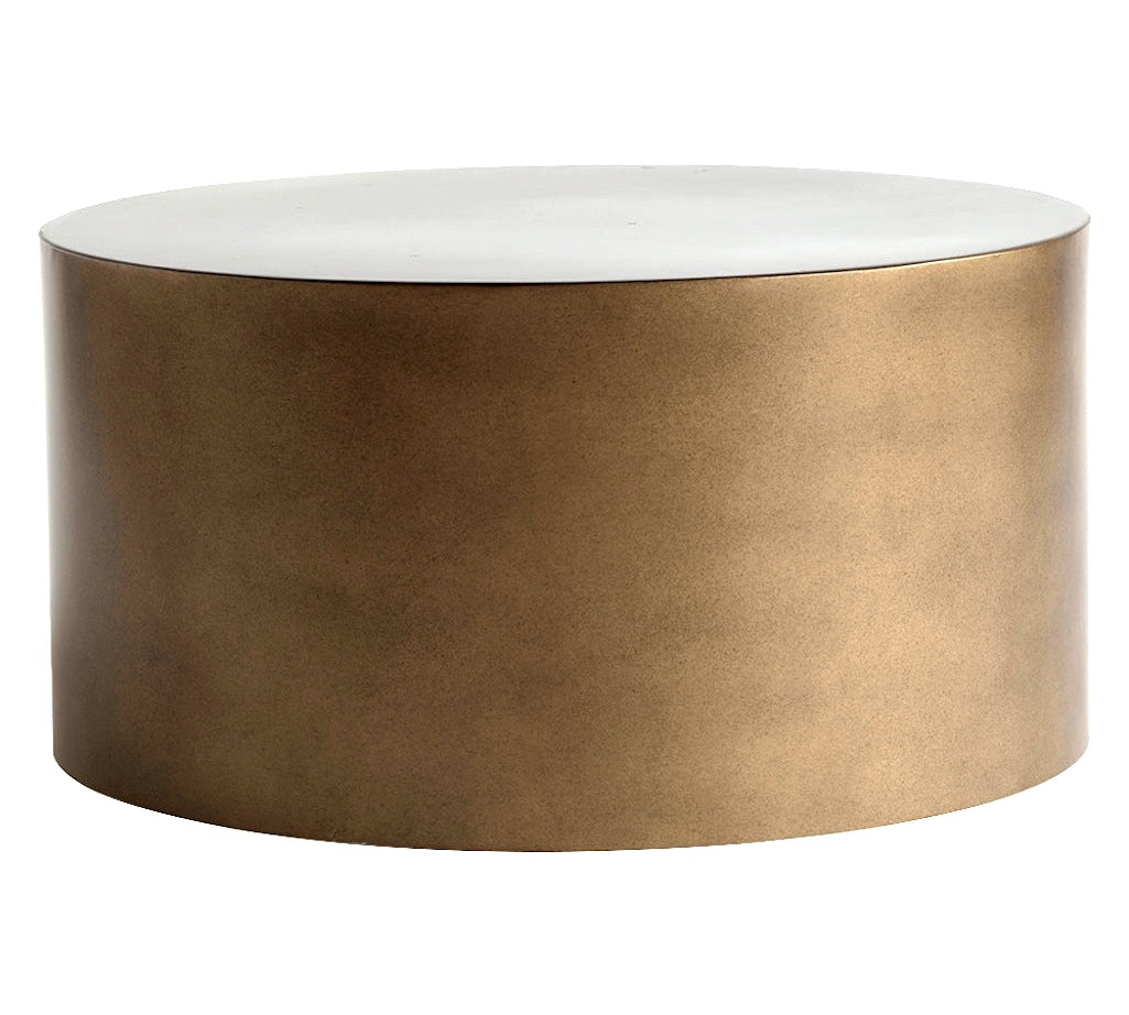 gold round coffee table 