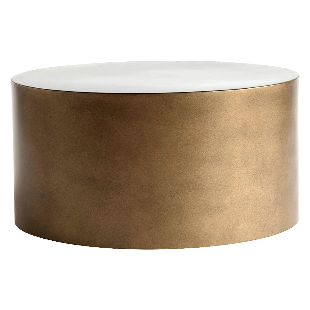 gold round coffee table 