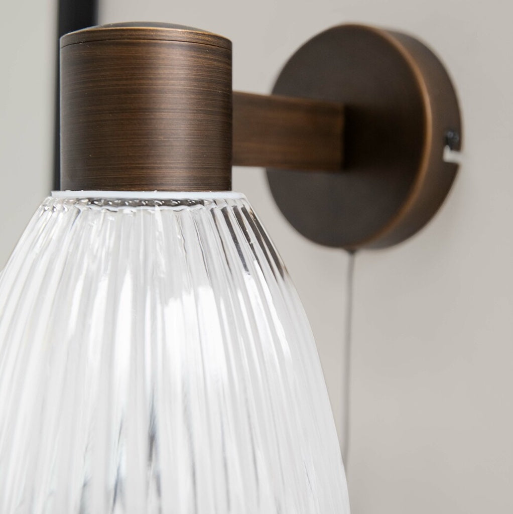 Campden Bathroom Wall Light by Garden Trading