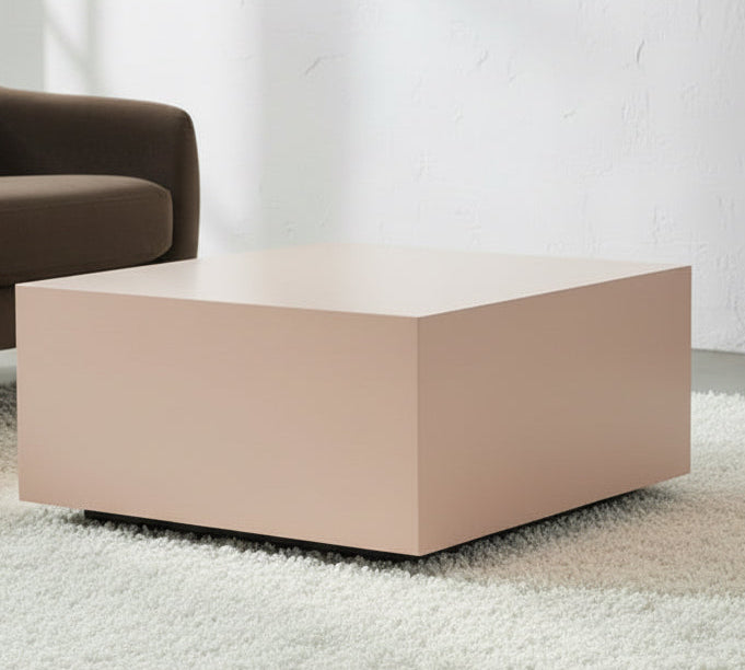 Coffee table Block in nude 