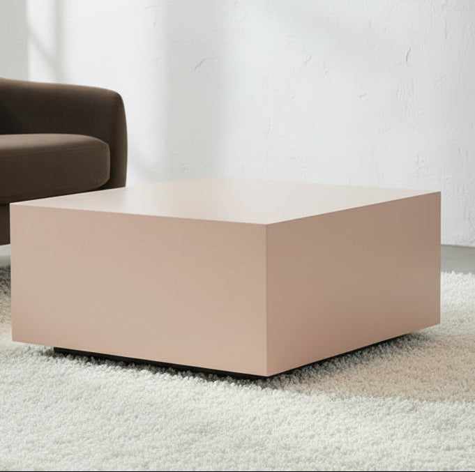 Coffee table Block in nude 