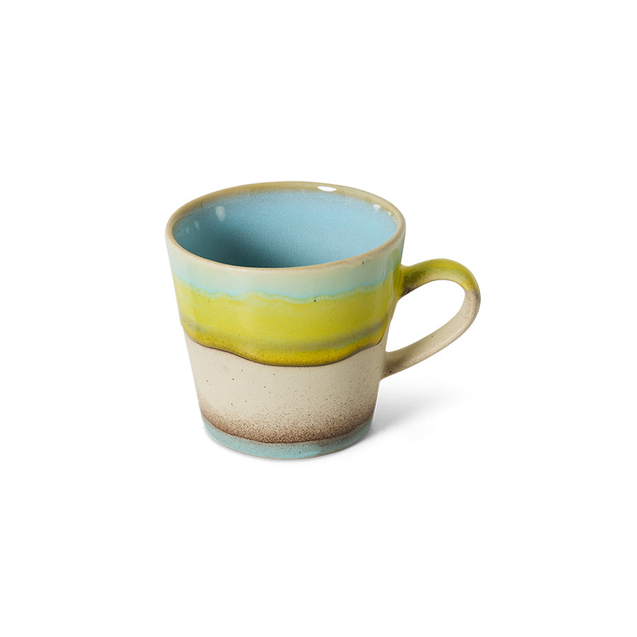 Multicolored ceramic mug by HKLIVING