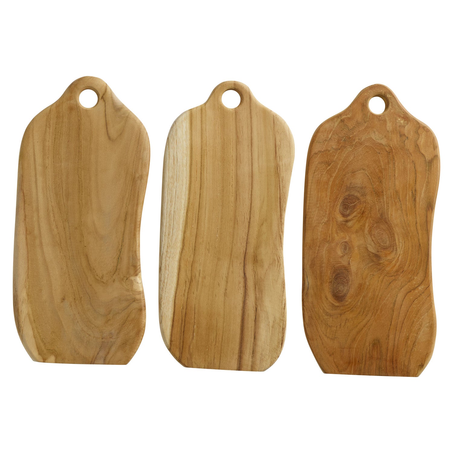 Wooden teak serving board 