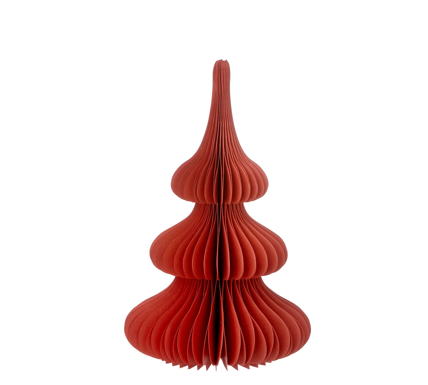 Ruby red paper Christmas tree