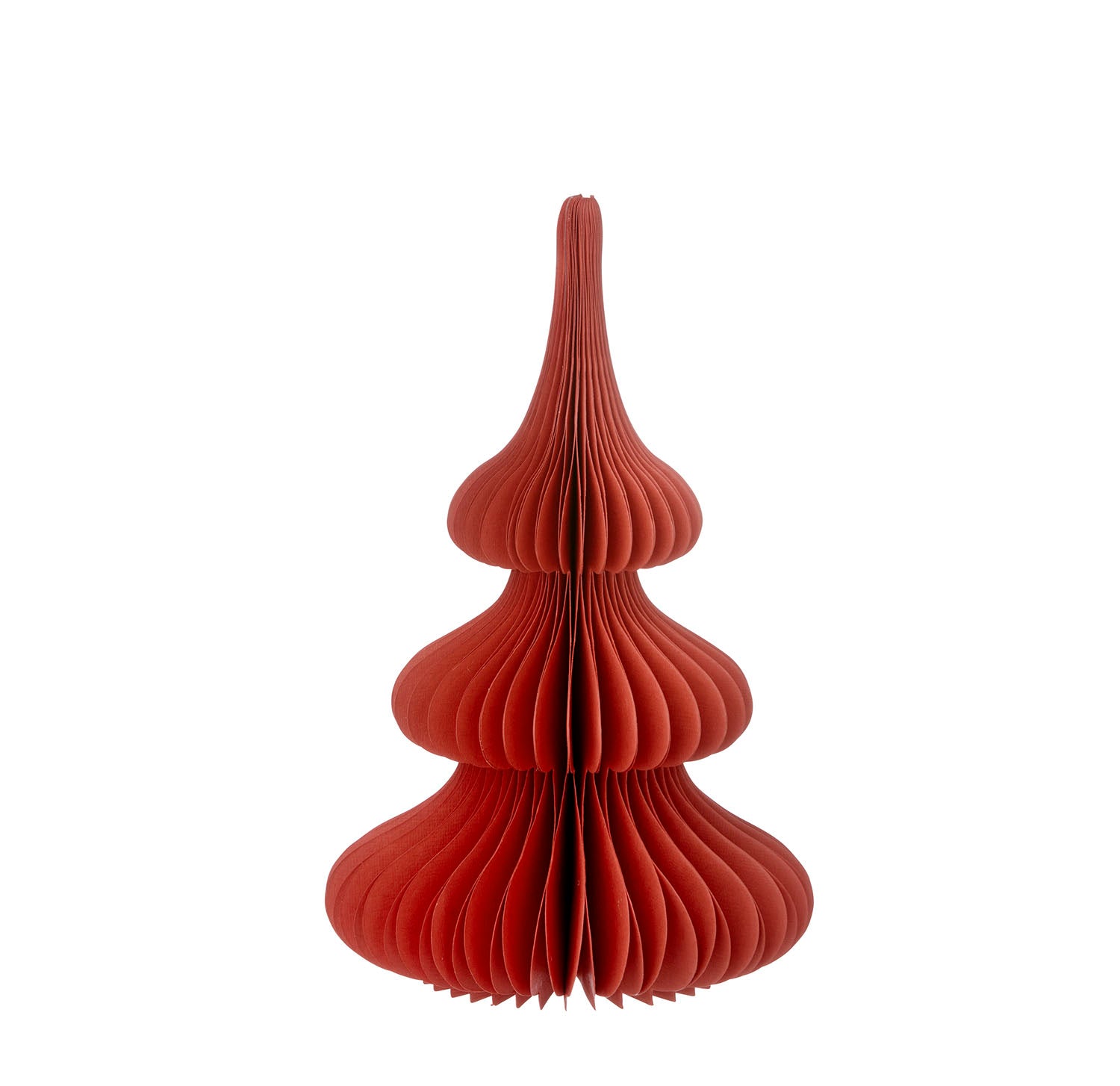 Ruby red paper Christmas tree