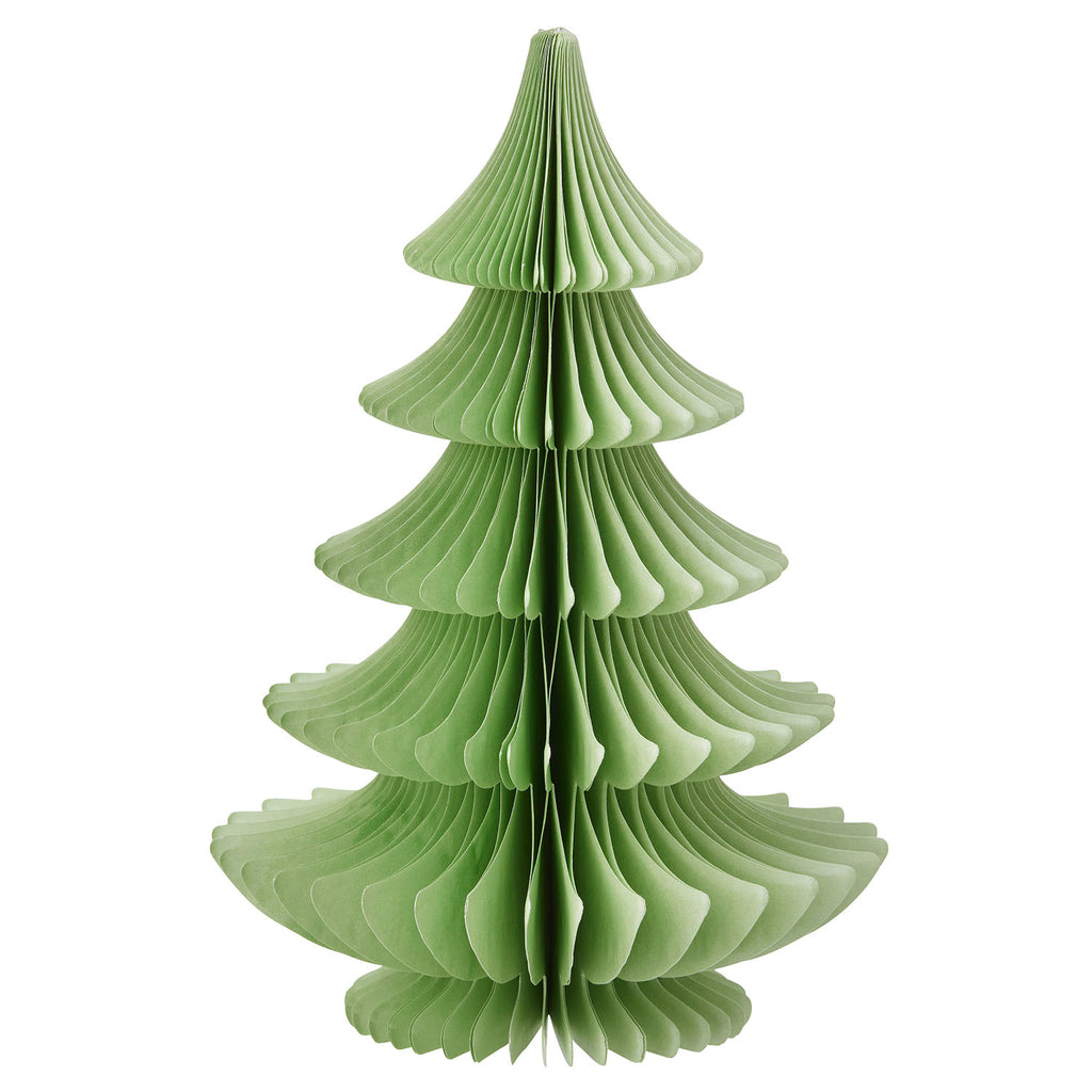 Green Paper Christmas Tree Table Decoration