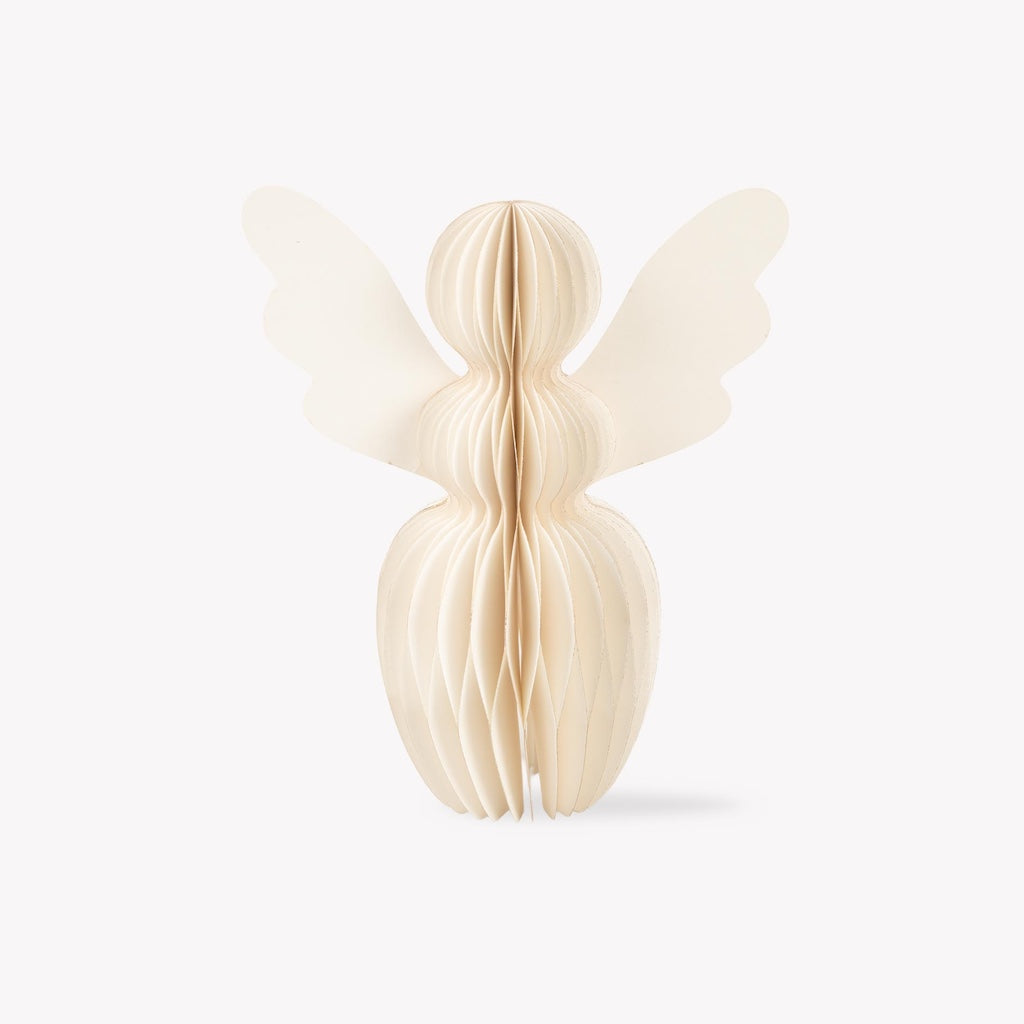 Maddox White Paper Christmas Tree Angel Topper