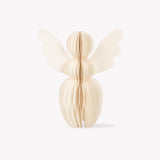 Maddox White Paper Christmas Tree Angel Topper