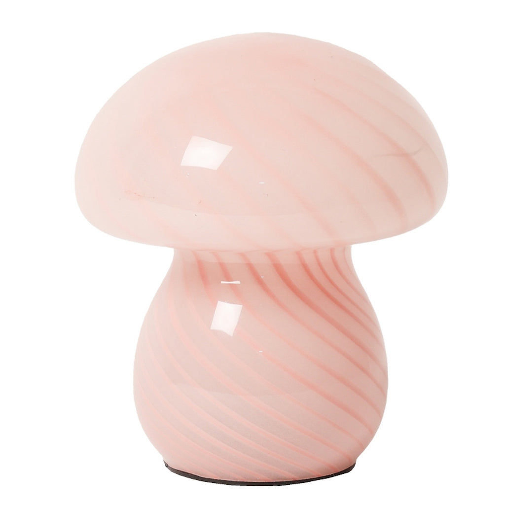 Pink  glass Lamp Mushy