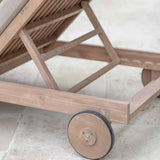 Porthallow sun lounger by Garden Trading