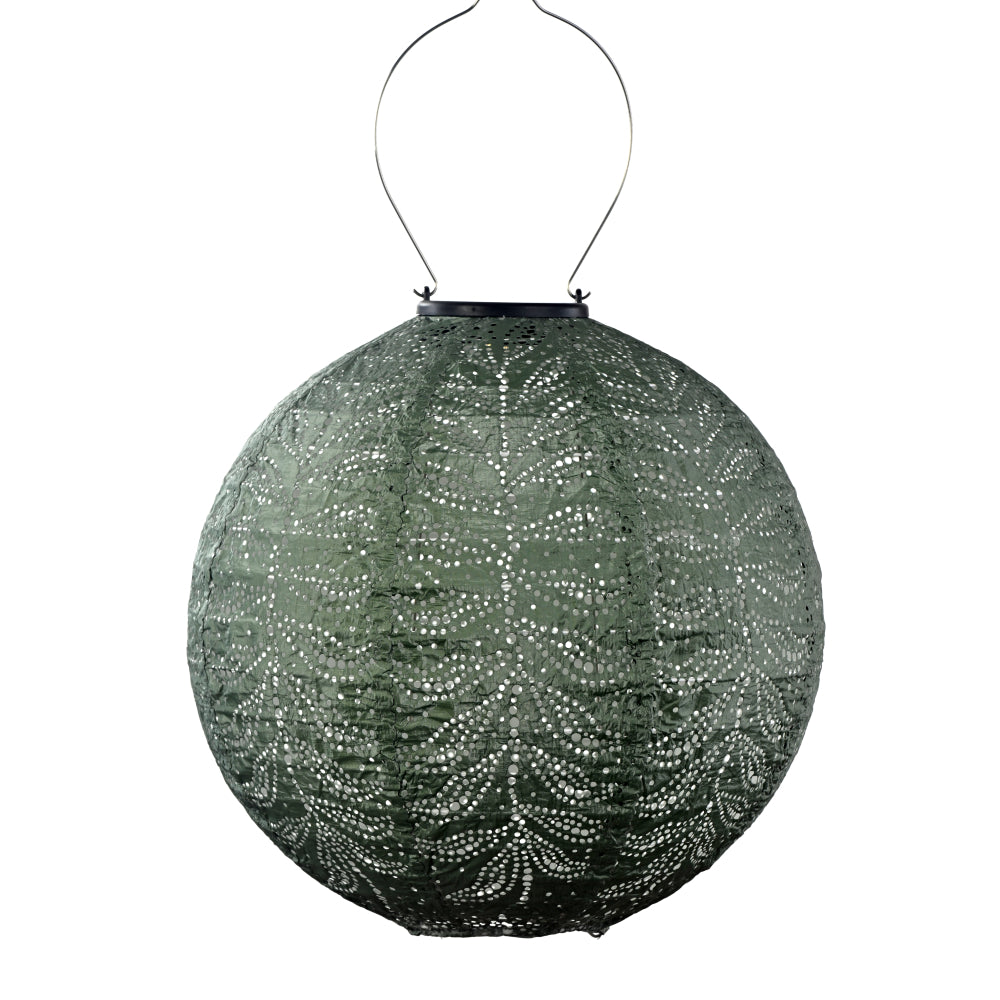 Solar Lantern Green Globe