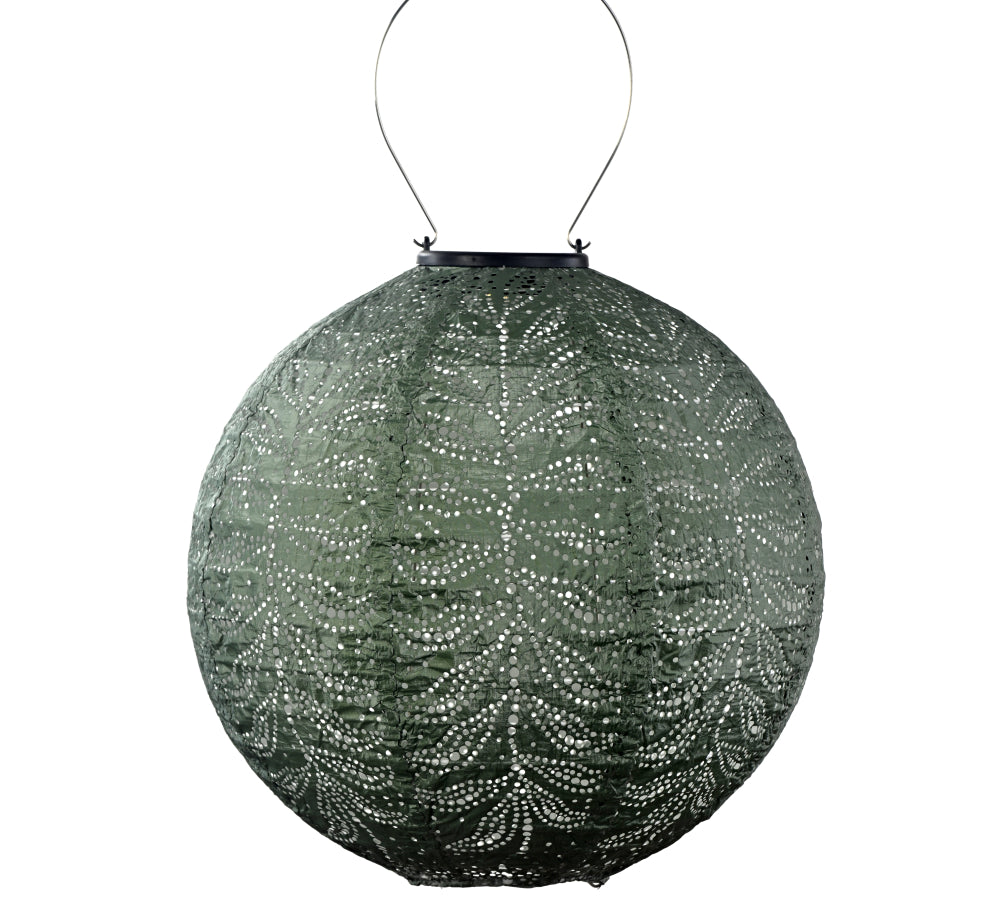 Solar Lantern Green Globe