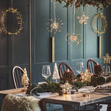 Hanging Copper Starburst Light 26cm