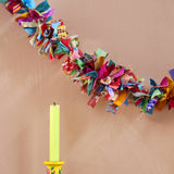 Recycled fabric Sari Wreath 