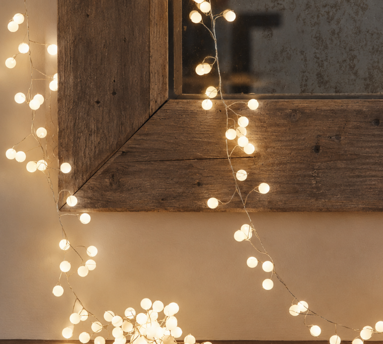 white snowberry fairy lights by Lightstyle