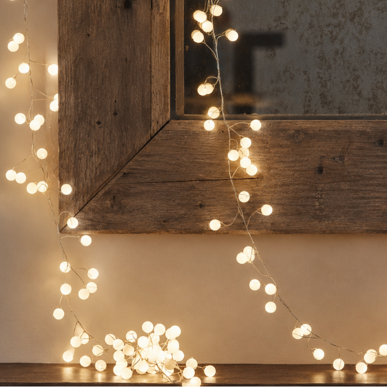 white snowberry fairy lights by Lightstyle