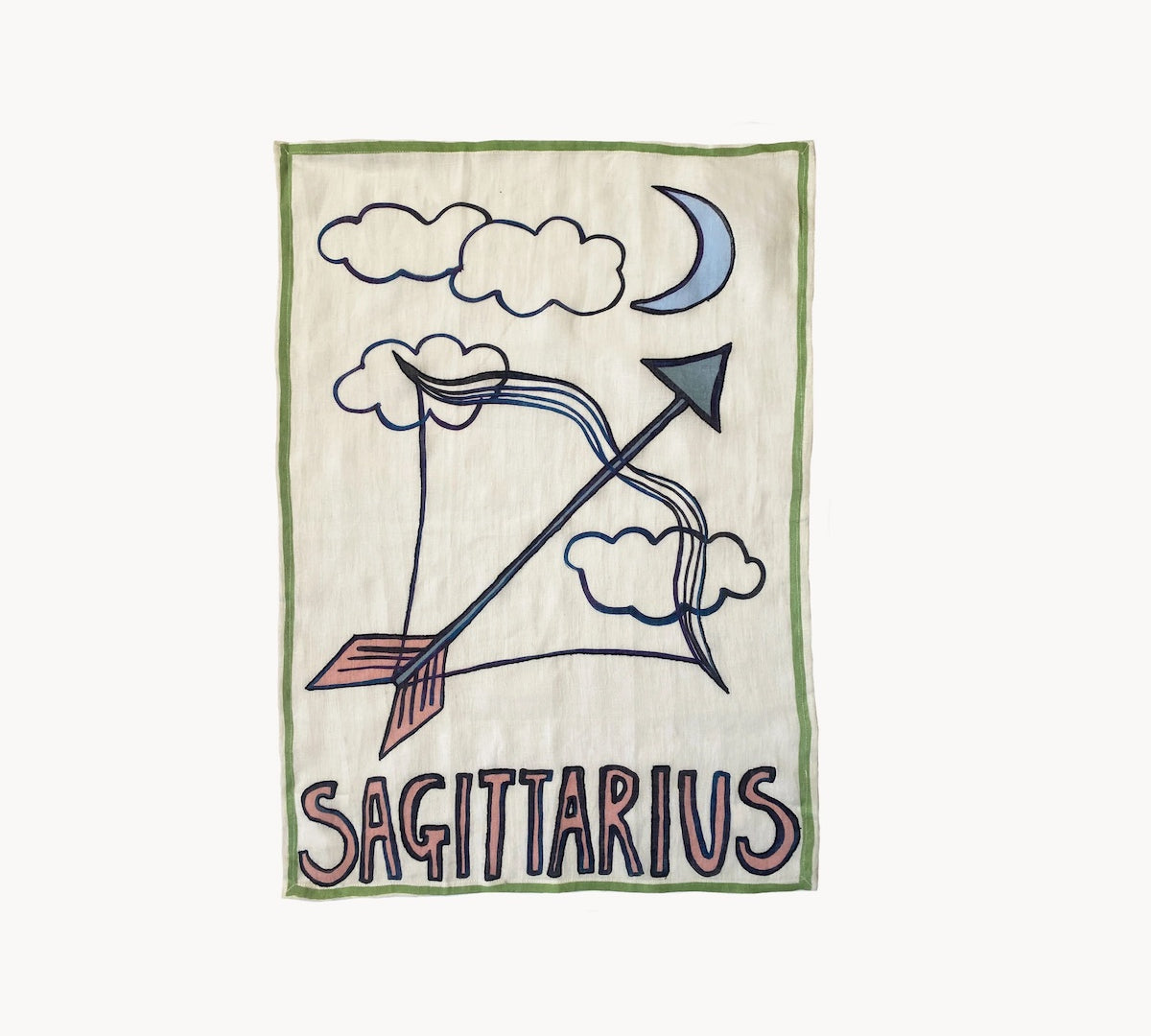 Sagittarius tea towel
