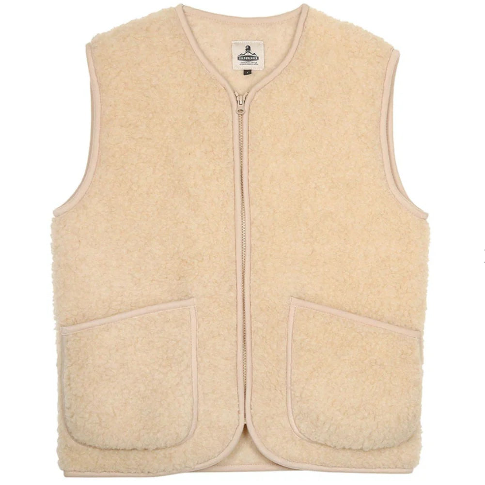 Coldbreaker Wool Vest in Beige