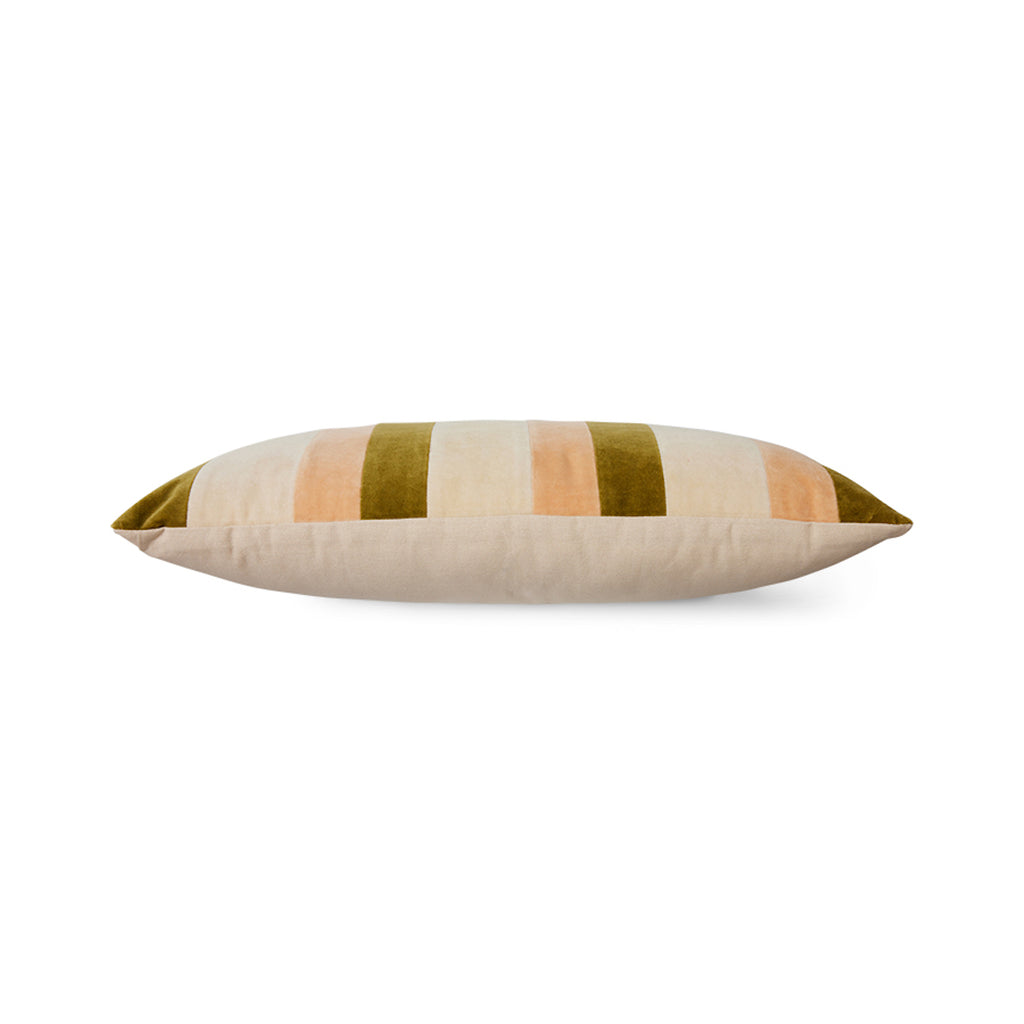 side of Fields Striped Cushion by HKliving
