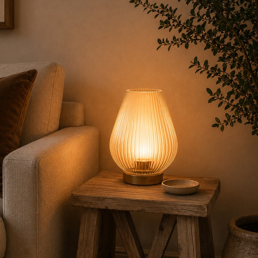yellow portable lamp 