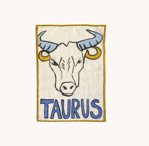 Taurus tea towel by amuse la bouche