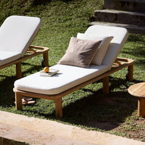Teak Sun Lounger by Tine K 