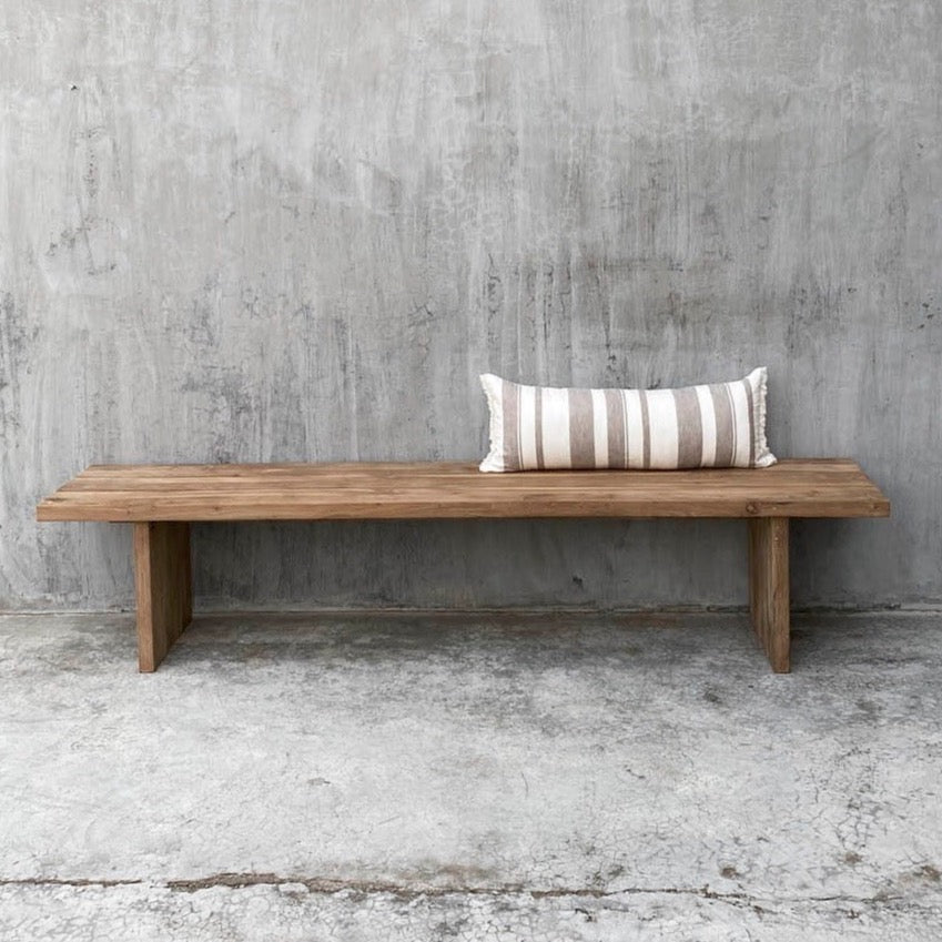 teak outdoor bench 