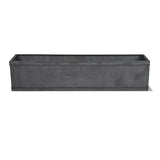 long metal window planter