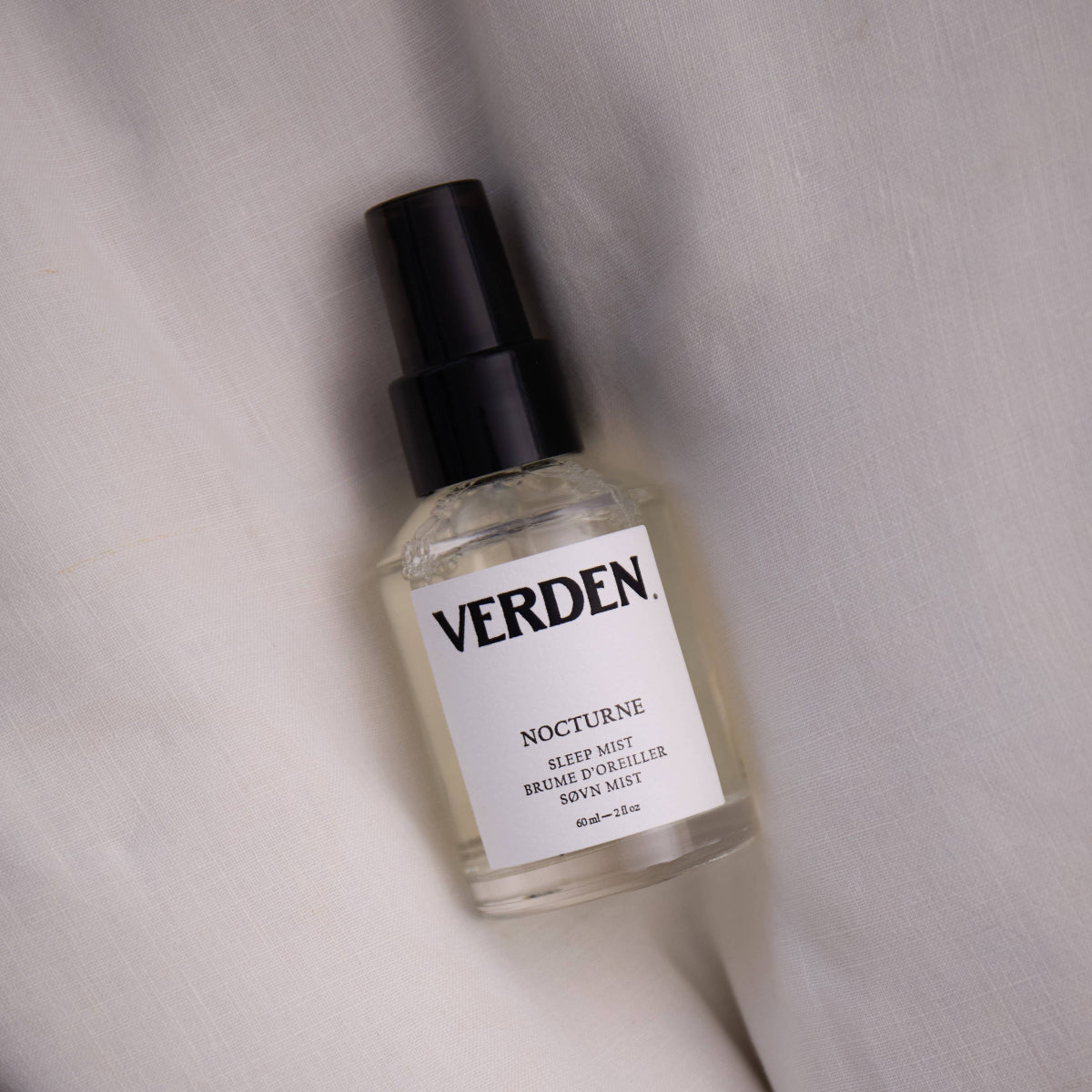 Verden Nocturne sleep mist bottle on a light gray background