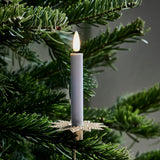 White LED candle in Christmas tree