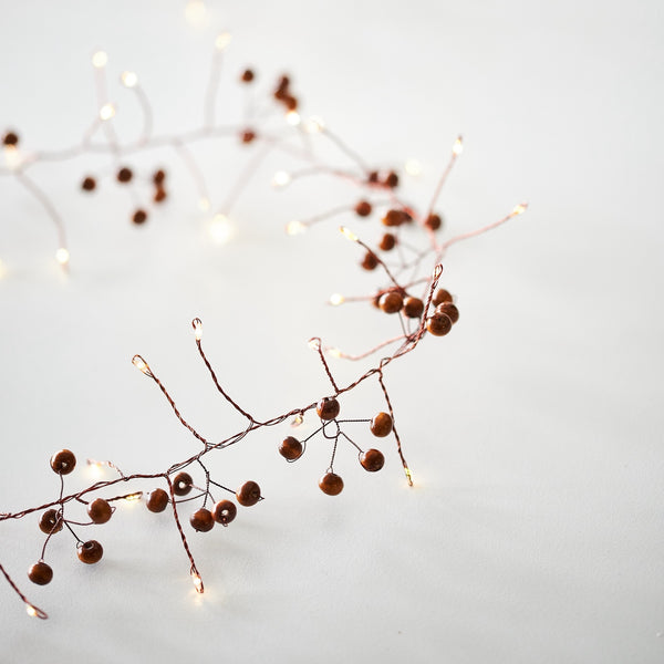 woodland berry fairy lights 