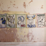 Zodiac tea towels 