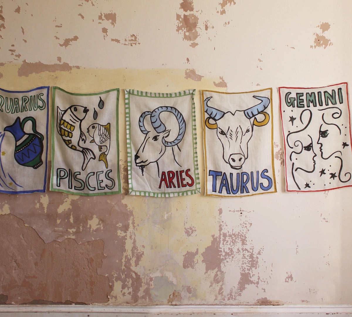 Capricorn tea towel by amuse la bouche