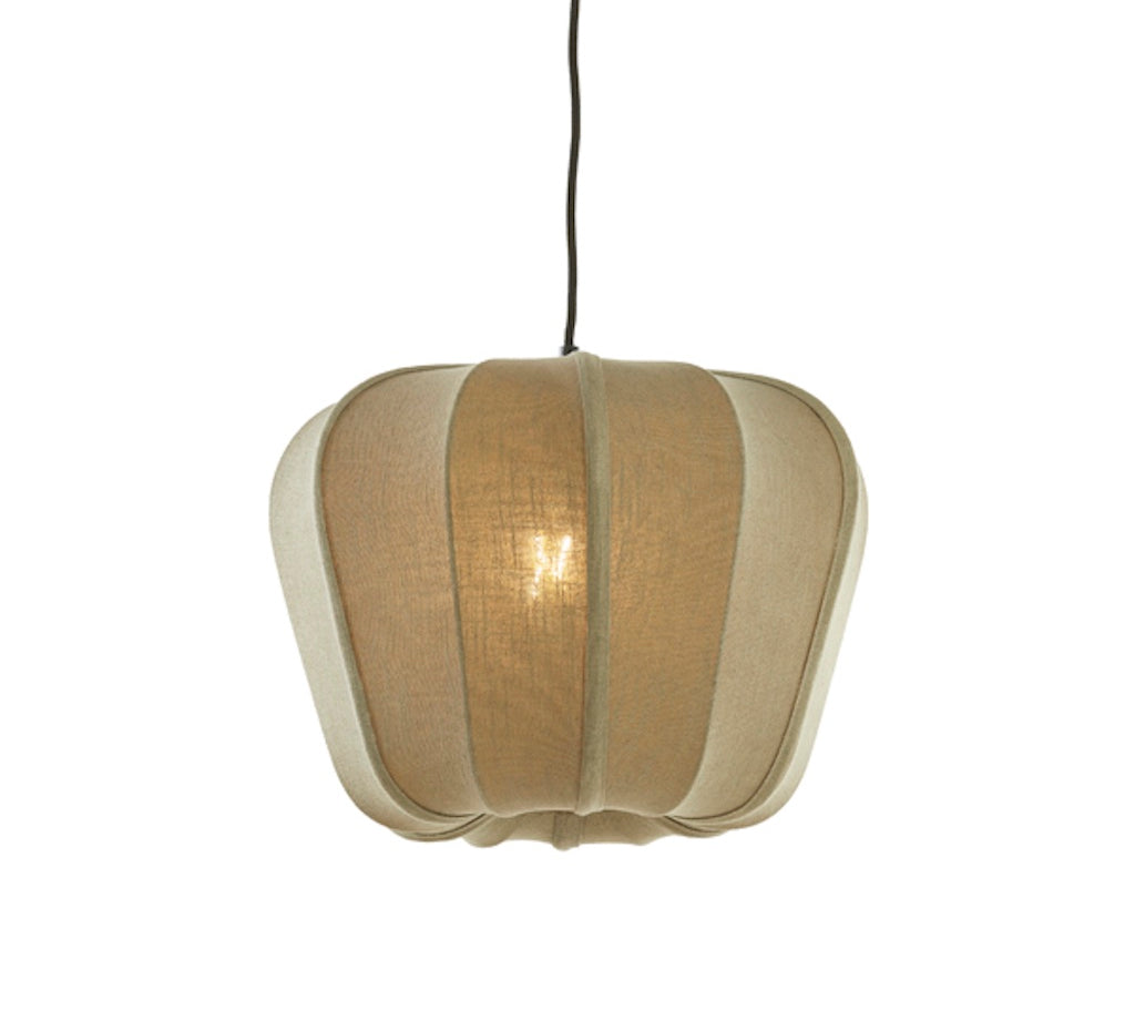 olive green fabric lamp