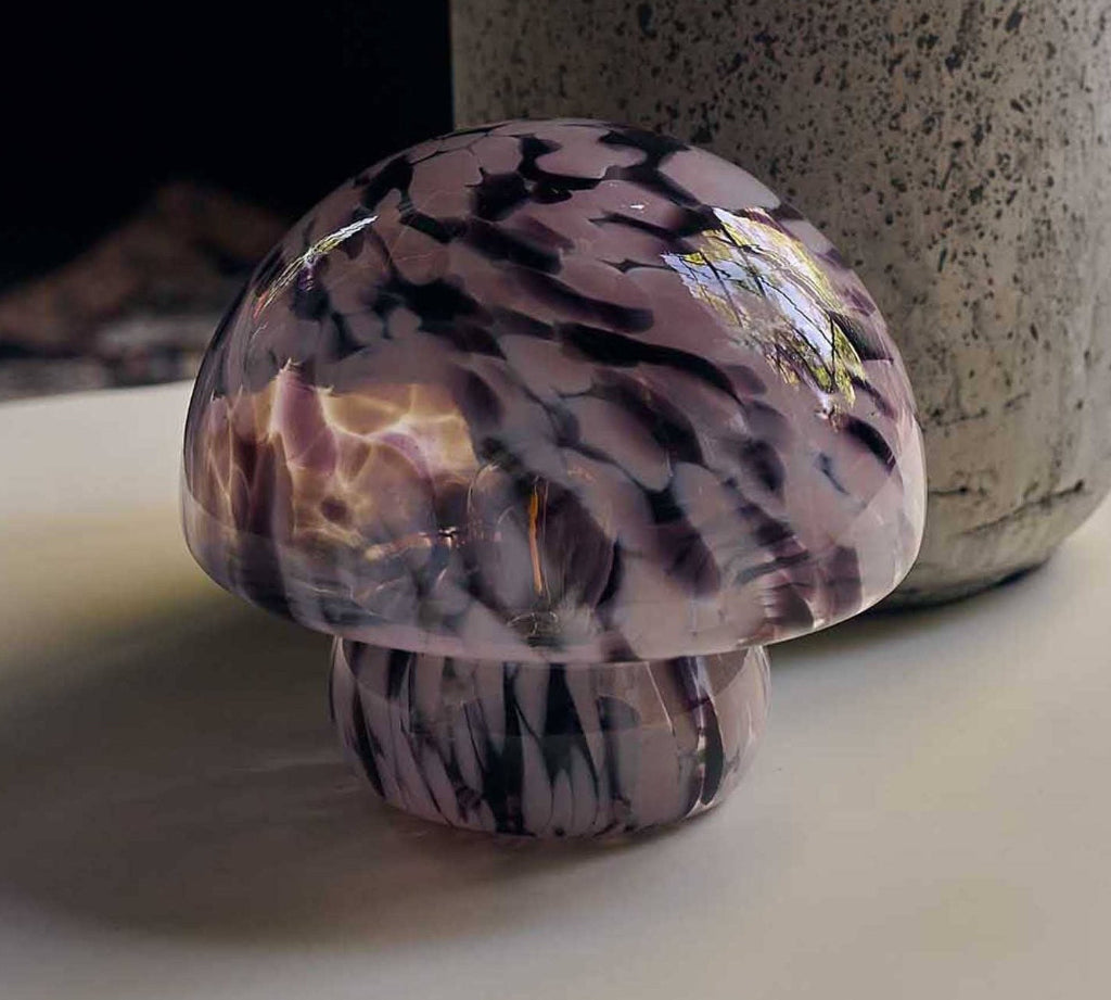 Portable Table Lamp in black and white