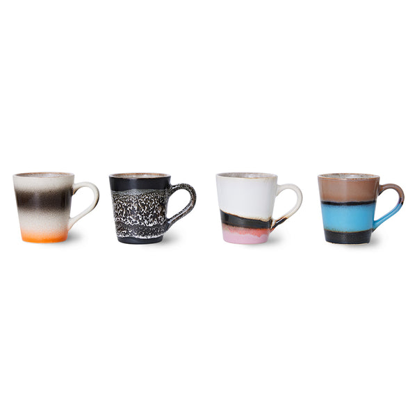 1970's expresso mugs Funky by HKliving