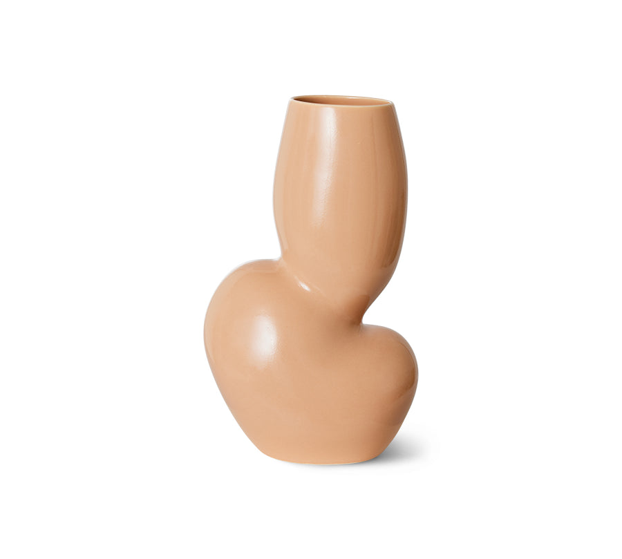 Ceramic Vase Organic in Cream by HKliving