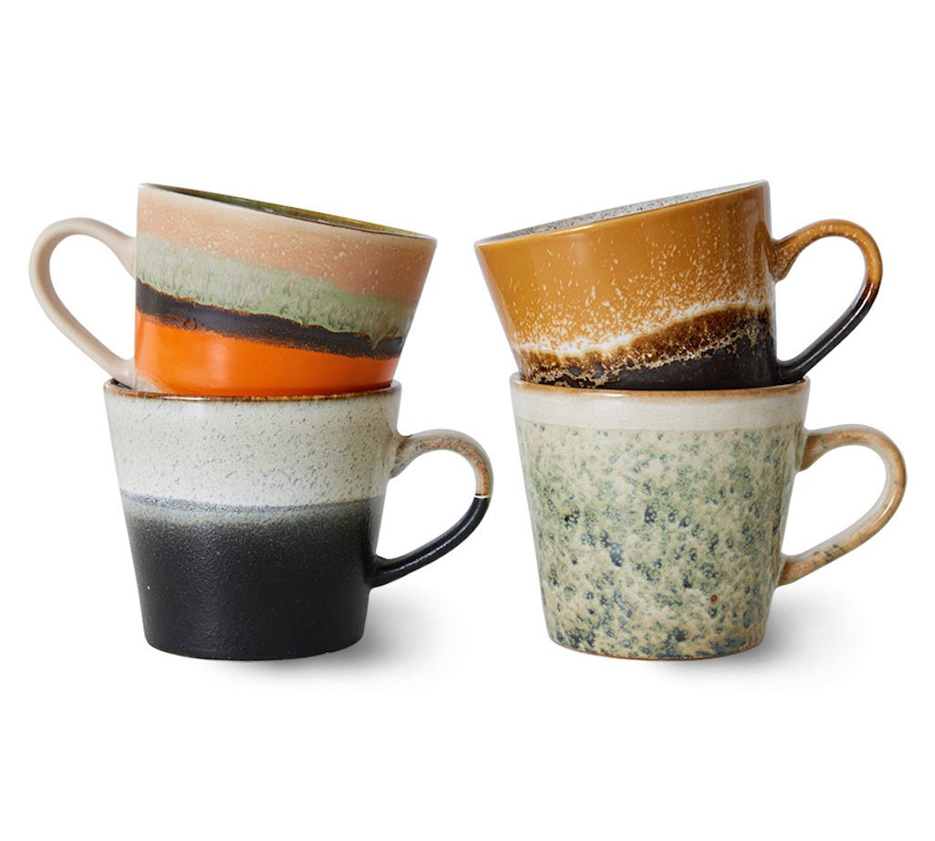 1970's Cappucino mugs Verve by HKliving