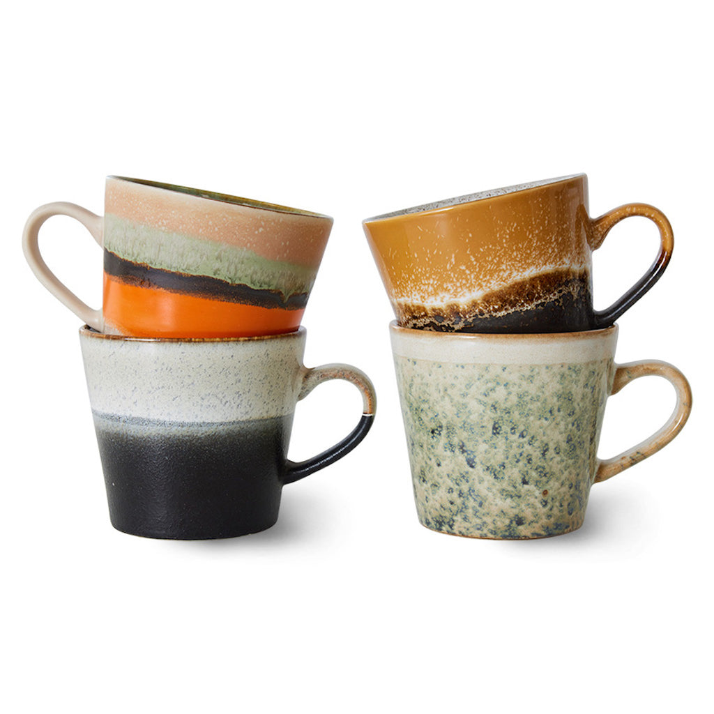 1970's Cappucino mugs Verve by HKliving
