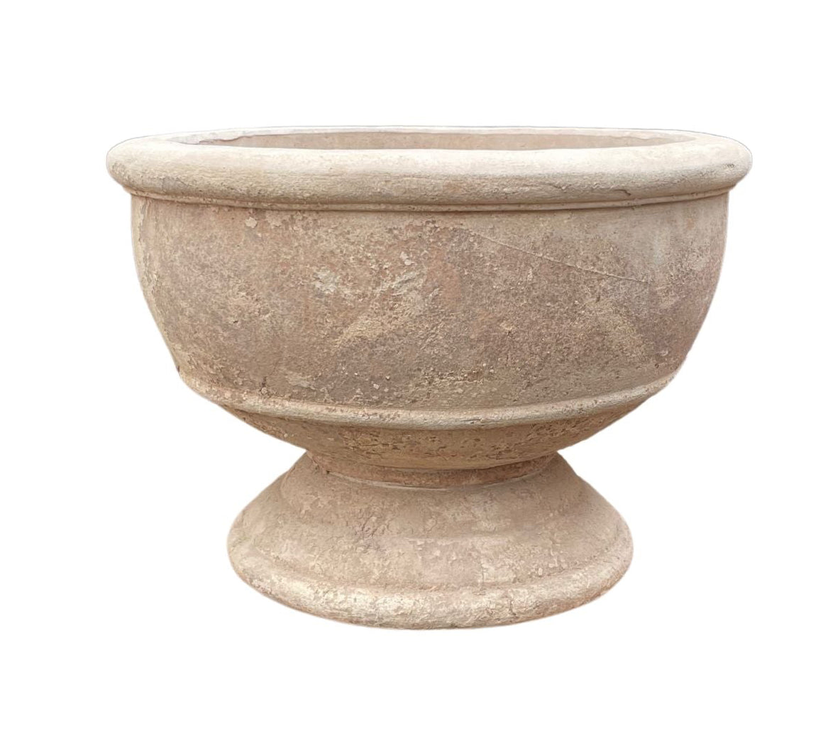 Gerti aged terracotta plant pot 