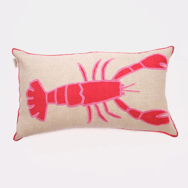 red lobster cushion by amuse la bouche 