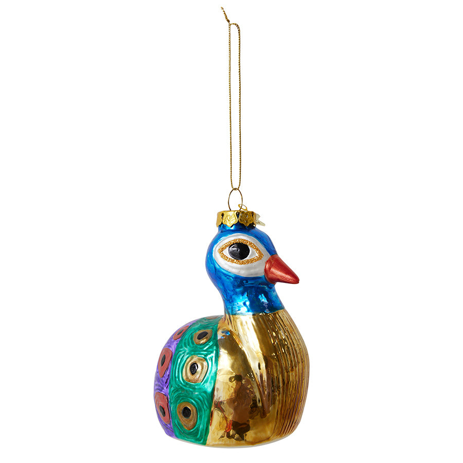 Peacock Christmas Bauble by HKliving