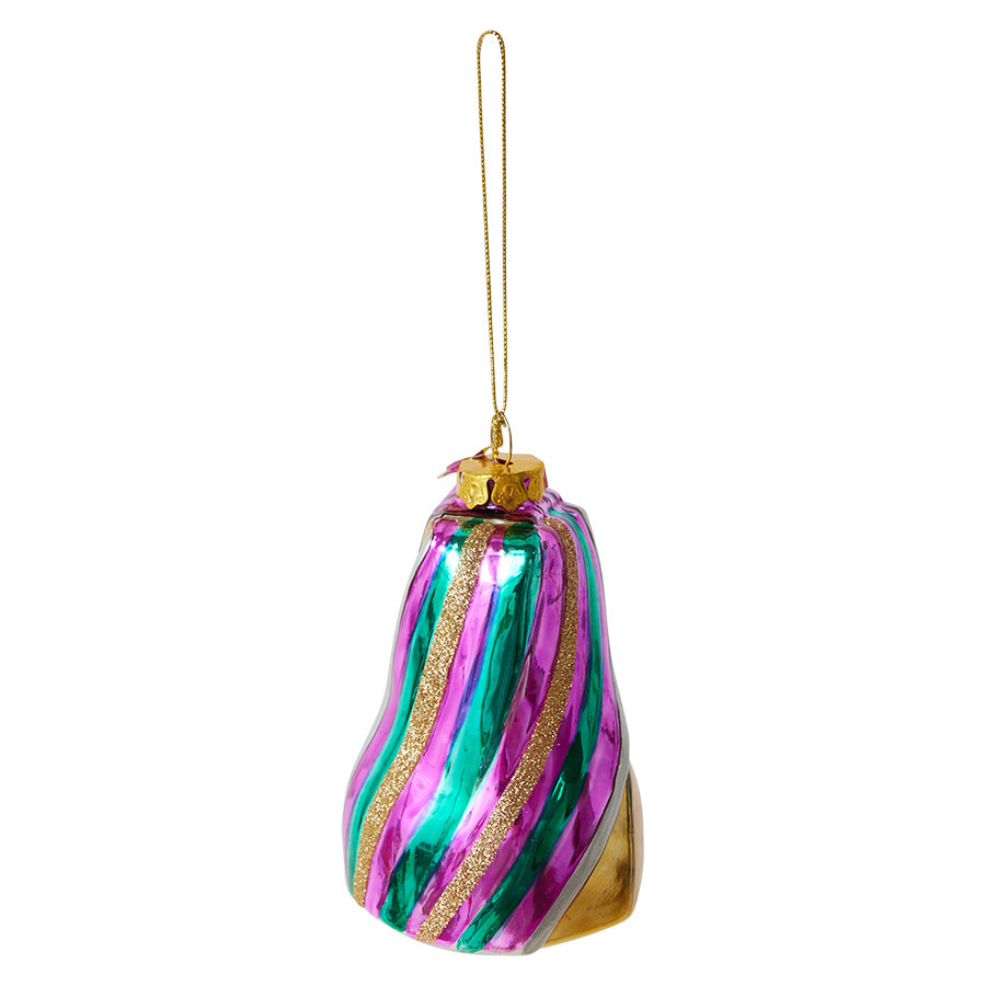 Celeste Glass Christmas Bauble by HKliving
