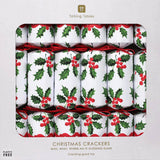 White and Holly Christmas Crackers