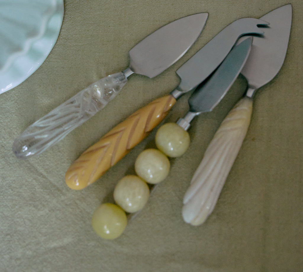 selection of cheese knives