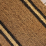 Hartford Stripe Door Mat Antique Brown by Garden Trading